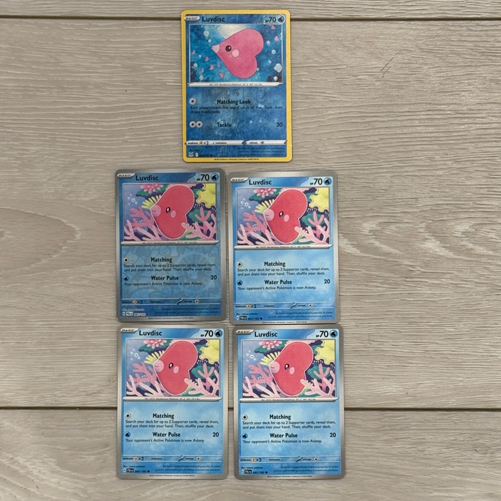 Luvdisc Card Game Set - Blue and Pink